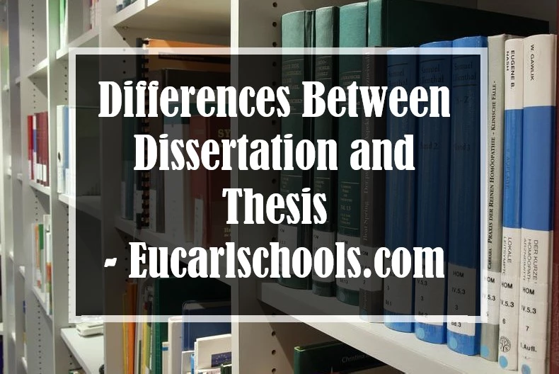 Dissertation and Thesis