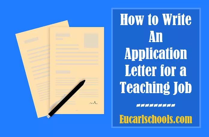 How to Write An Application Letter for a Teaching Job