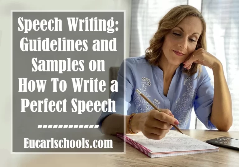Speech Writing: Guidelines and Samples on How To Write a Perfect Speech