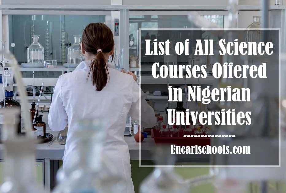 Science Courses Offered in Nigerian Universities