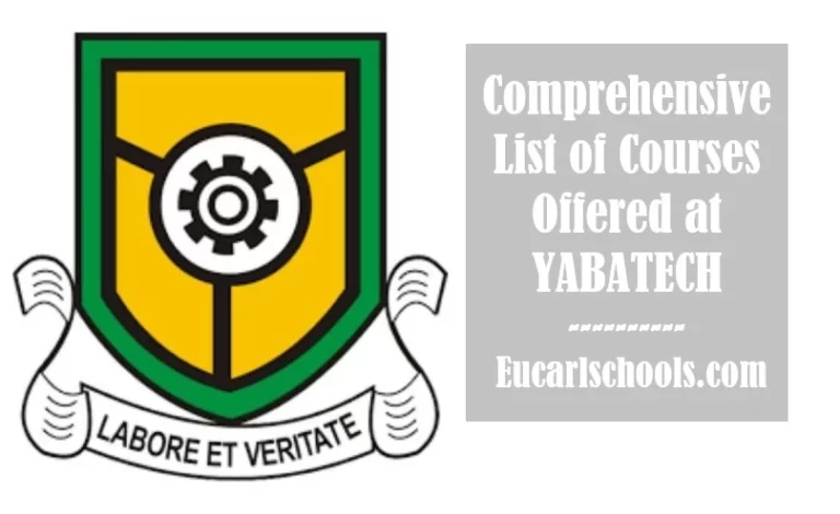 Comprehensive List of Courses Offered at YABATECH