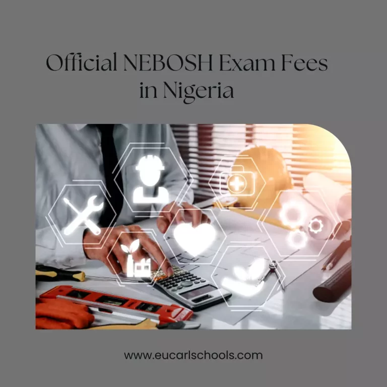 Official NEBOSH Exam Fees in Nigeria